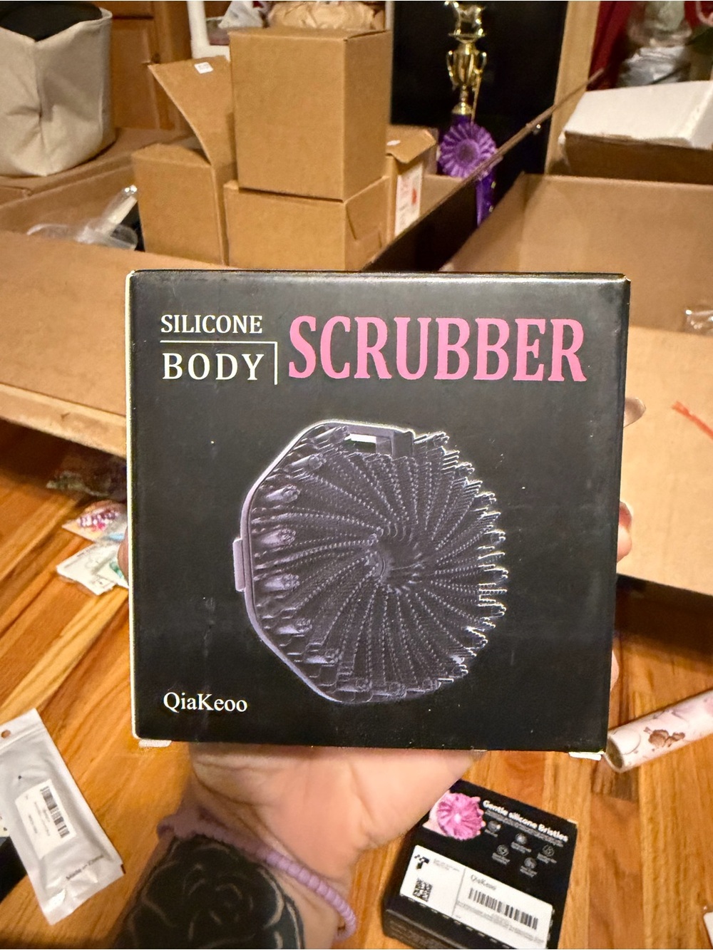 Silicone Body Scrubber - Blue